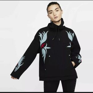 NIKE TRAINING Scuba Dry Fit Funnel Neck Sweatshirt Size Small